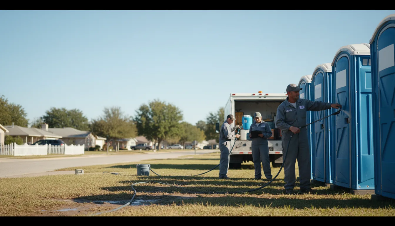 Long-Term Portable Toilet Rental in Schlater, MS near me